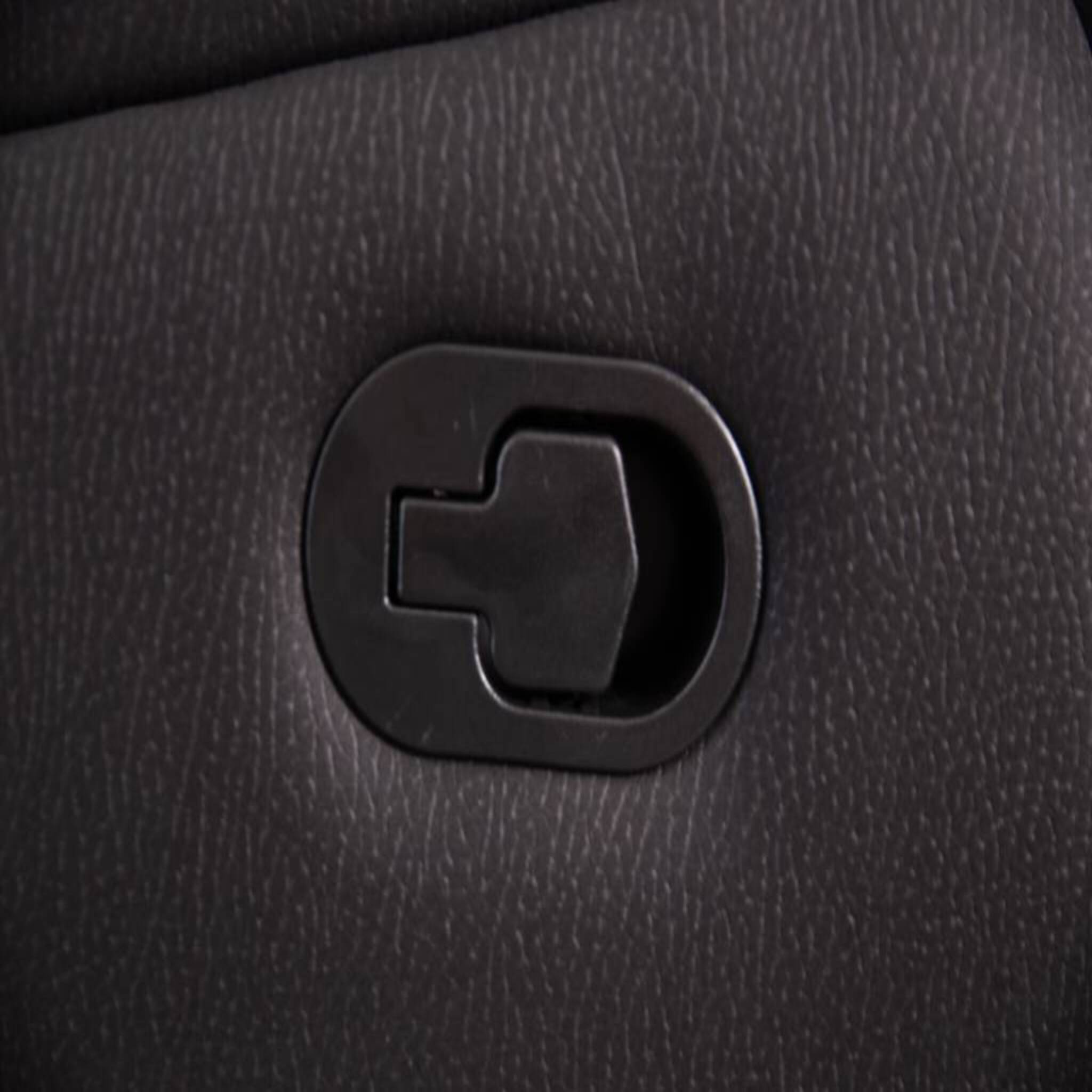 Captain 3 Seater Lounge with 2 Single Recliner Rhino Fabric Set -Black Onyx