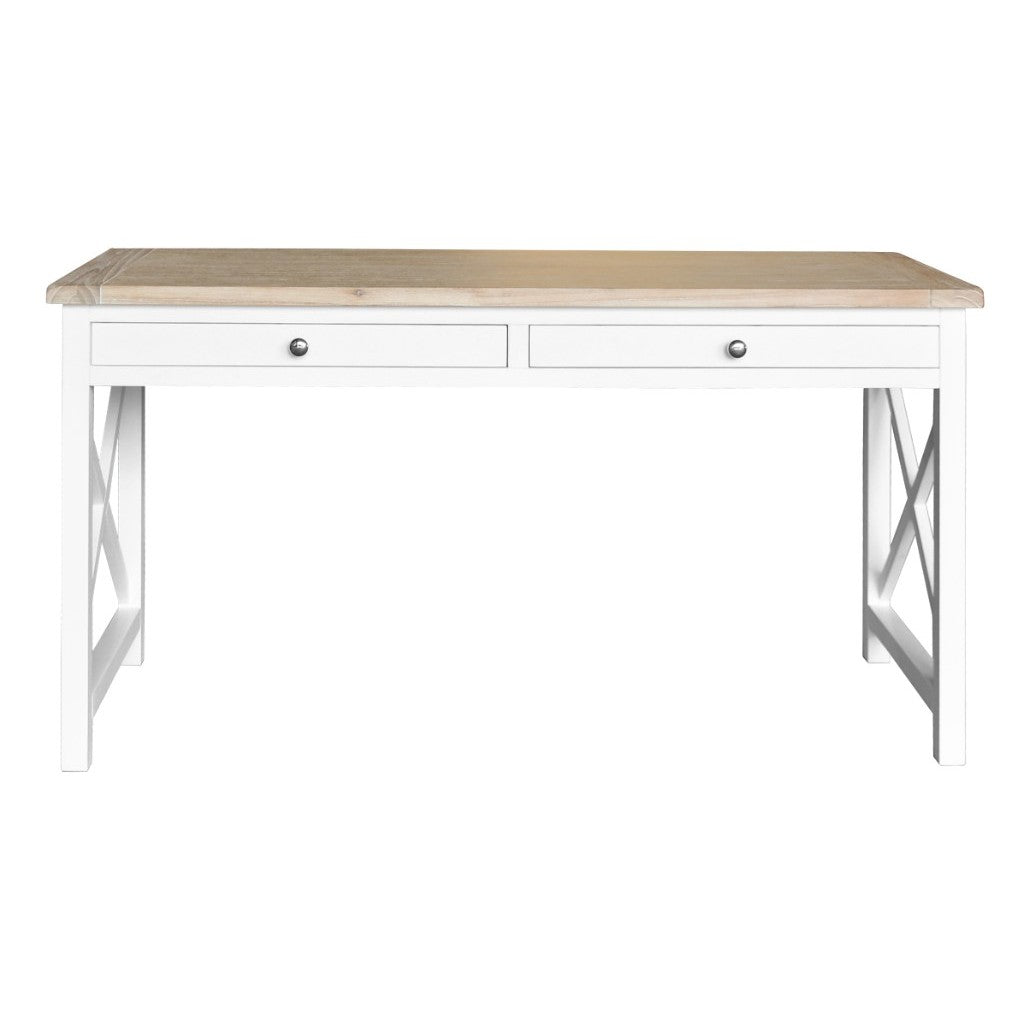 Shellwood Study Desk Table Light Oak Top