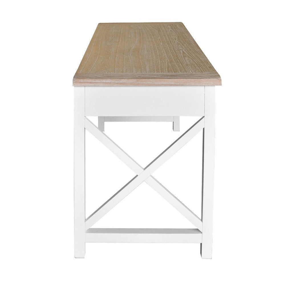 Shellwood Study Desk Table Light Oak Top