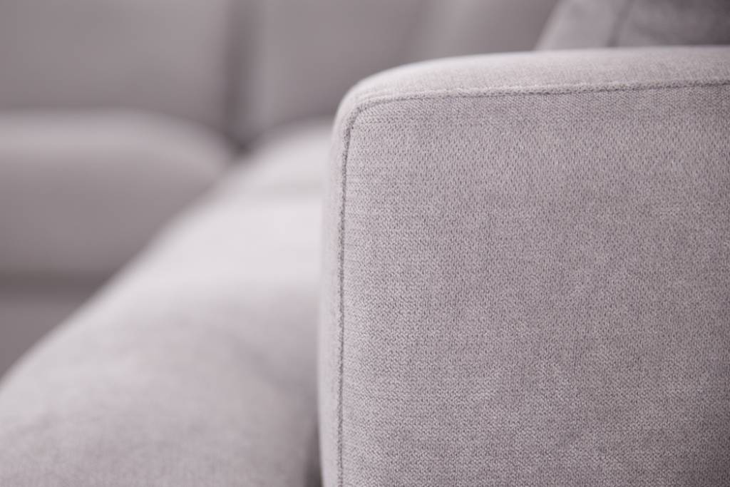 Manhattan Deep Seat Corner Fabric Lounge -Light Grey