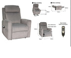 ASCOVIX FAB LIFT CHAIR-DARK GRY