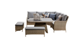 Rowevix Outdoor  6PC Corner Dining Set -Grey