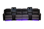 Home Cinema Electric Recliner Rhino Fabric Sofa