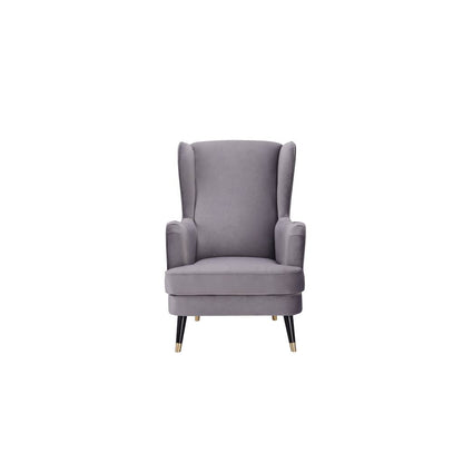 Cooper Wing Arm Chair Luxury Velvet - Navy