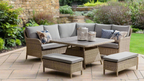 Rowevix Outdoor  6PC Corner Dining Set -Grey