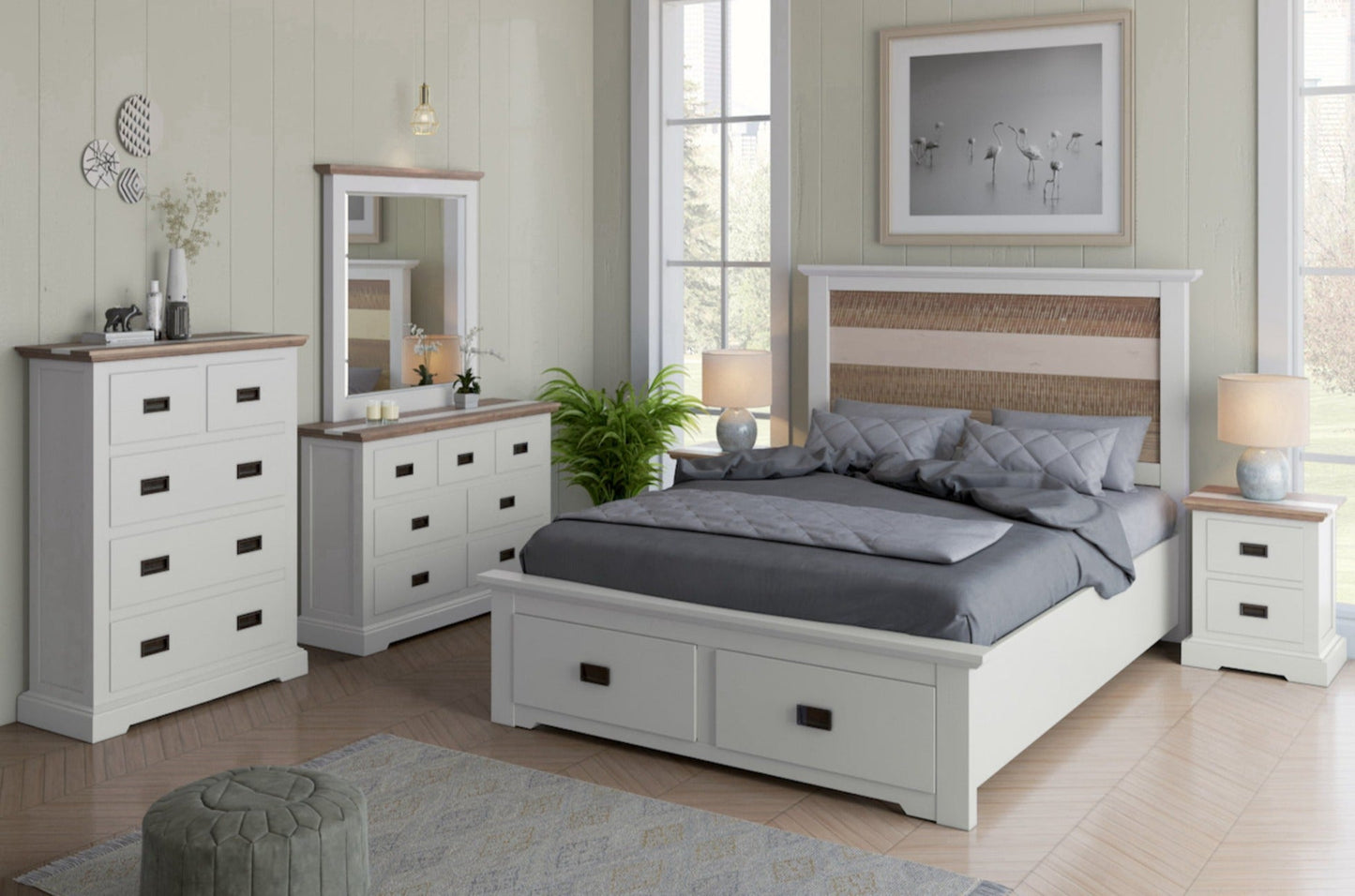 OFFO Dover Queen Bed CLEARANCE