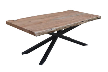 Elba Live Edge 180CM Dining Table Only -Natural