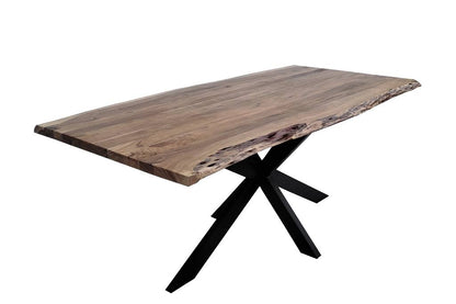 Elba Live Edge 240CM Dining Table-Natural