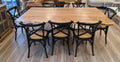 Elvix Live Edge 180CM Dining Table Only -Natural