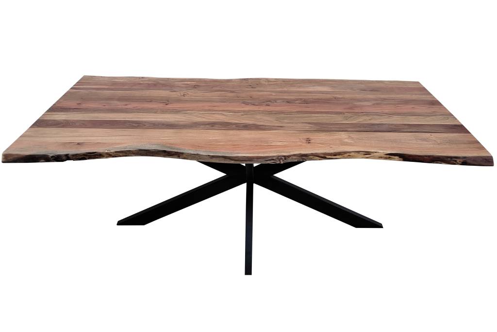 Elba Live Edge 240CM Dining Table-Natural