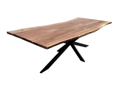 Elba Live Edge 210CM Dining Table Only -Natural