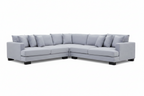 Manhattan Deep Seat Corner Fabric Lounge -Light Grey