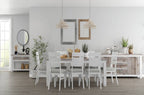 Homevix Dining Table Only-Vivid White