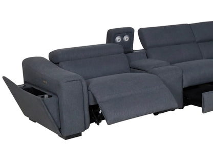 OFFO Blake Luxury Corner Modular Lounge - Dark Grey