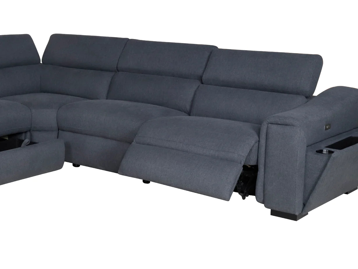 OFFO Blake Luxury Corner Modular Lounge - Dark Grey