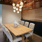 Utavix 230cm Dining Table Only- Honey Wash