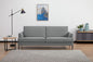 Riz Fabric 3 Seater Love Seat Sofa - Light Grey CLEARANCE