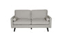 Cinta 2 Seater Love Seat Fabric Sofa - Light Grey CLEARANCE