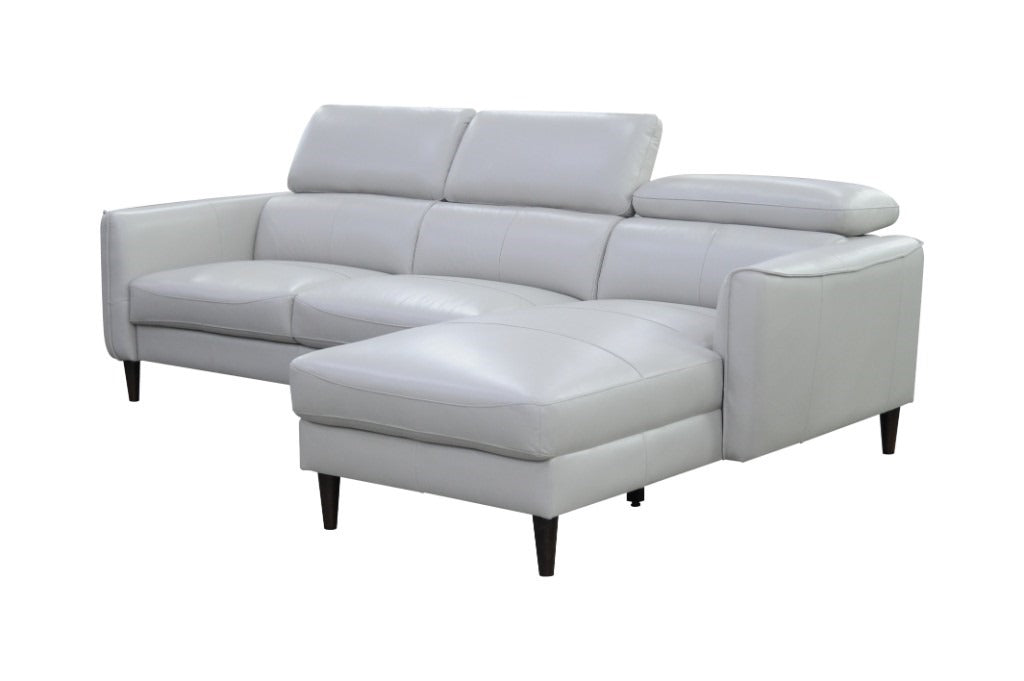 Adison 2 Seater Leather Sofa - White