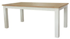 Shellvix 210 cm Dining Table Light Oak Top