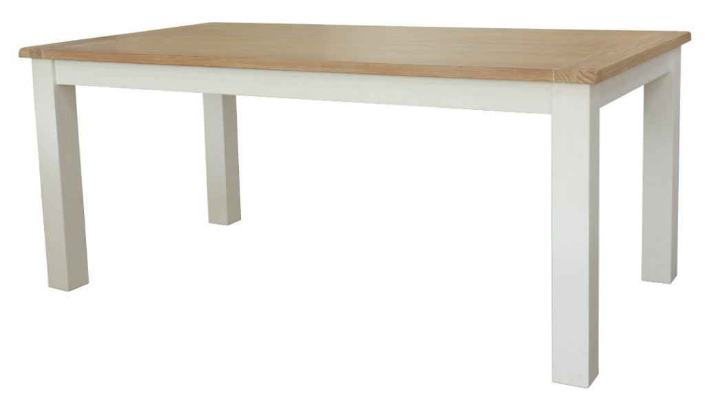 Hampton 180cm Dining Table Light Oak Top