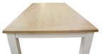 Shellvix 210 cm Dining Table Light Oak Top