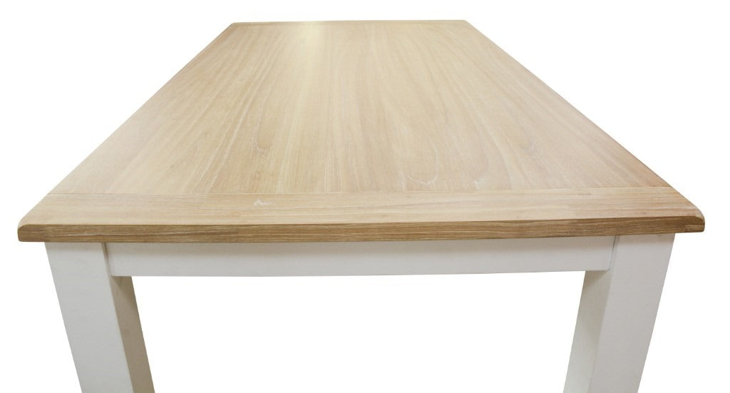 Hampton 180cm Dining Table Light Oak Top