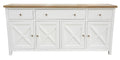 Shellbix 180cm Buffet Side Board Light Oak Top
