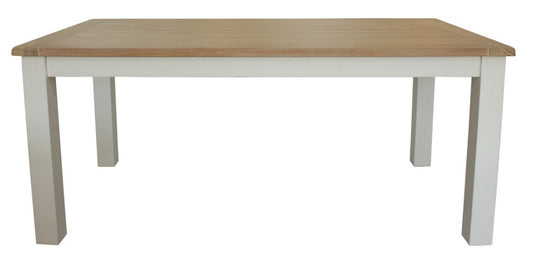 Hampton 180cm Dining Table Light Oak Top