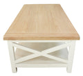 Shellvix Coffee Table Light Oak Top