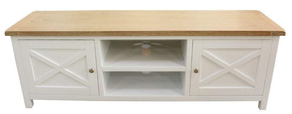 Hampton 170cm TV Unit Light Oak Top