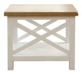 Shellwood Lamp /Side Table Light Oak Top