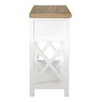 Shellwood Console Hall Table Light Oak Top