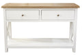 Shellwood Console Hall Table Light Oak Top