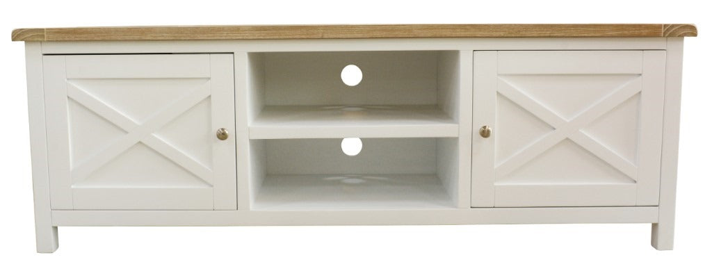 Hampton 170cm TV Unit Light Oak Top