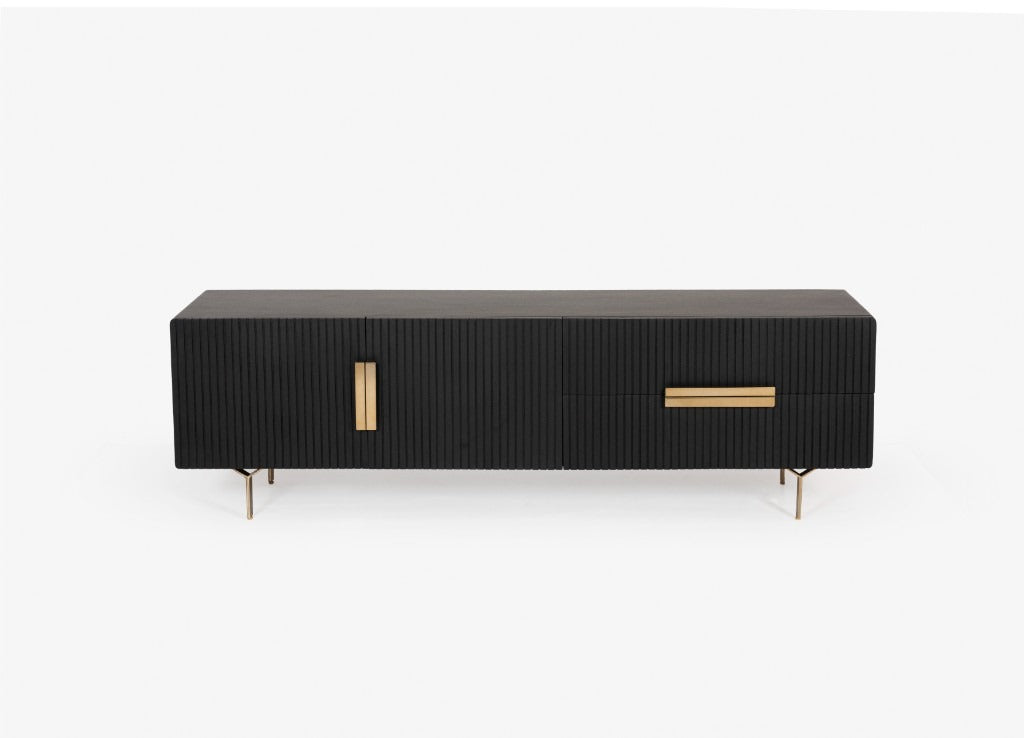 Black 180cm ETU Media Unit -CLEARANCE