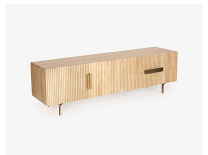 Natural 180cm ETU Media Unit -CLEARANCE