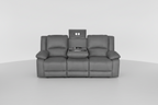 Captvix 3 Seater Rhino Suede Fabric Electric Recliner Lounge -Latte