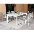 Marvix Rapa 7pc Outdoor Dining Table Set-White