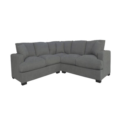 Hasting 2.5 Seater Corner Modular Fabric Lounge Dark Grey