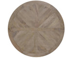 Velivix Parquetry 135 Round Dining Table 4 Chair Set  - Oak Black