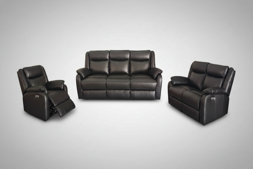 Pinnavix Leather 321 Electric Recliner Kit -Black