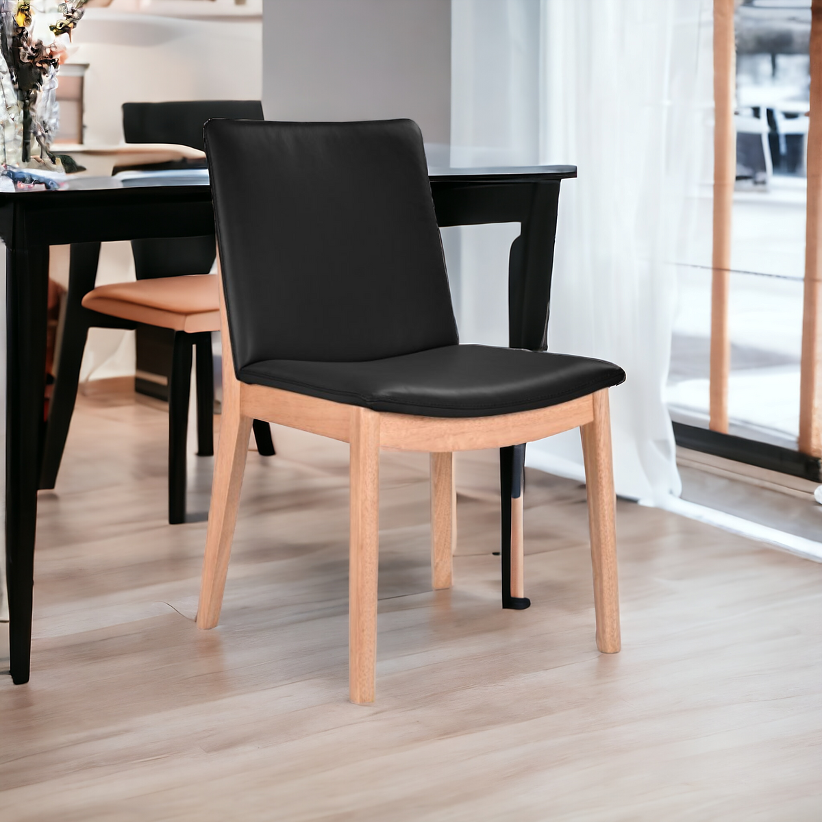 Boca Leather Dining Chair