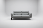 Gray sofa on a white background