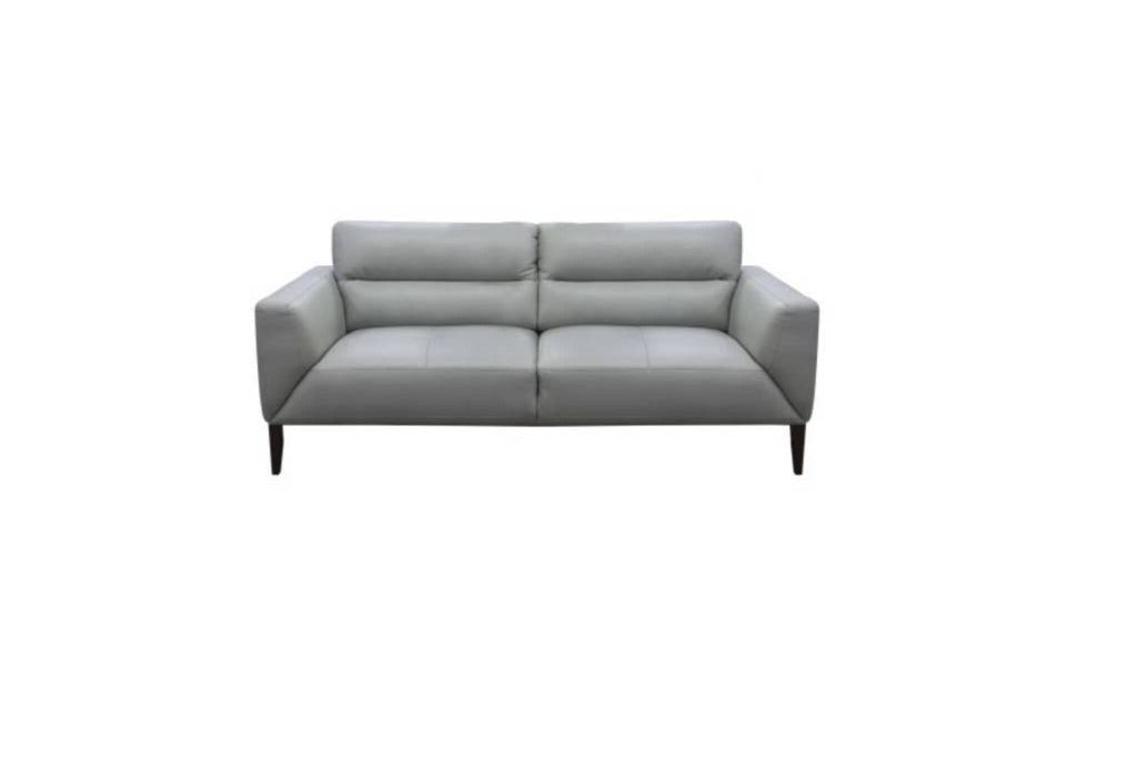 OFFO Sonoma 2 Seater Leather Sofa Silver