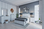 Salvix 8 Drawer Dresser & Mirror -White