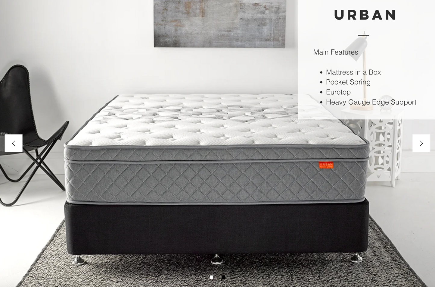 Bed In A Box Urban Bonnell Spring Firm Mattress