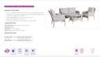 Prievix Outdoor Wicker 3PC Dining Set-Light Grey