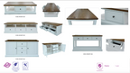 Montreal 2 Drawer Timber Coffee Table- Natural Tops