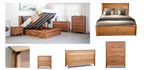 Athevix King Bed- Natural